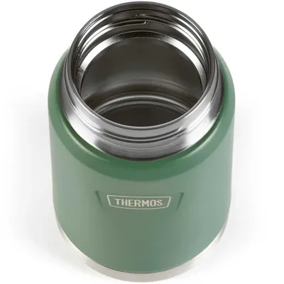 Termos na jedzenie 470 ml ze składaną łyżką i kubkiem THERMOS - zielony - widok 3