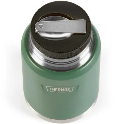 Termos na jedzenie 470 ml ze składaną łyżką i kubkiem THERMOS - zielony - widok 4