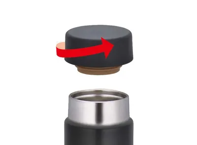 Termokubek kieszonkowy 150 ml THERMOS - czarny - widok 6