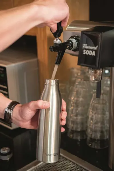 Termobutelka 500 ml THERMOcafé THERMOS - stal nierdzewna - widok 5