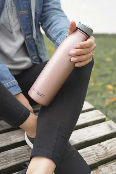Termobutelka 500 ml THERMOcafé THERMOS - różowo-złoty - widok 5