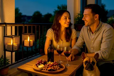 Świecznik koszyk na świecę wiatroodporną Patio Light lub HASKE Pro - widok 6