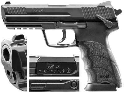Pistolet ASG H&K Heckler&Koch HK45 6 mm CO2 (2.5978) - widok 2