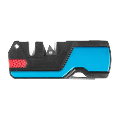 Ostrzałka do noży THE EDGE bushSHARP niebieska + krzesiwo (RO031 blue) - widok 2