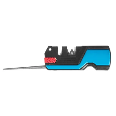 Ostrzałka do noży THE EDGE bushSHARP niebieska + krzesiwo (RO031 blue) - widok 3