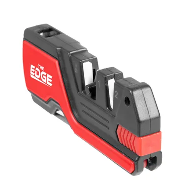 Ostrzałka do noży THE EDGE bushSHARP czerwona + krzesiwo (RO031 red) - widok 5