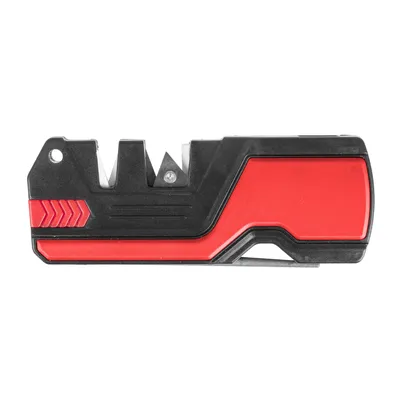 Ostrzałka do noży THE EDGE bushSHARP czerwona + krzesiwo (RO031 red) - widok 2