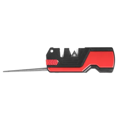 Ostrzałka do noży THE EDGE bushSHARP czerwona + krzesiwo (RO031 red) - widok 3