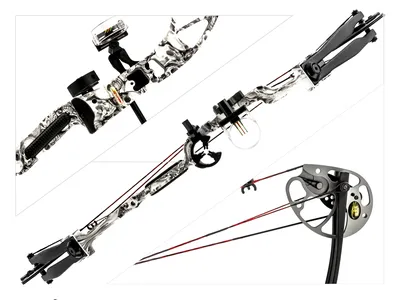 Łuk bloczkowy Poe Lang Ek Rex 28" skull camo 15-55 LBS (076-170) - widok 2