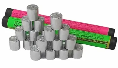 ZESTAW SYLWESTROWY - Rewolwer hukowy ZORAKI R1-K6L-BAS .22 Long Blank / 6mm long +naboje Mega Huk-200 +race huk50 +race kolor20 - widok 4