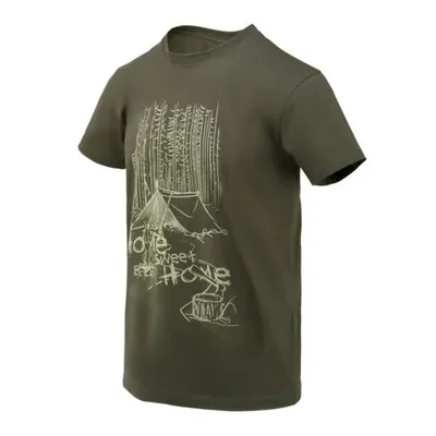T-Shirt HELIKON - Home Sweet Home - Tajga Green HELIKON-TEX - widok 2