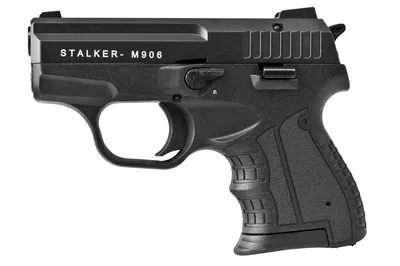 Pistolet hukowy alarmowo sygnałowy STALKER M906 BAS kal. .22 Long Blank (6 mm) czarny (M906MBP-BAS)