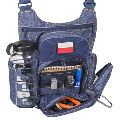 Torba HELIKON EDC SIDE BAG - Nylon Polyester Blend - Melange Grey - (TB-PPK-NP-M3) HELIKON-TEX - widok 3