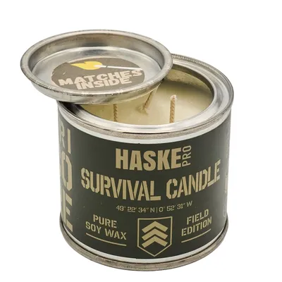 Świeca survivalowa EKO TRICORE 220g Haske Pro 14h świecenia + zapałki - widok 5