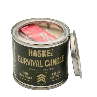 Świeca survivalowa EKO TRICORE 220g Haske Pro 14h świecenia + zapałki - widok 3