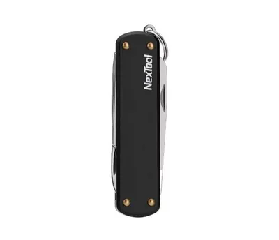 Nóż wielofunkcyjny scyzoryk NexTool Mini Pocket Knife NE0141 4w1 czarny - widok 4