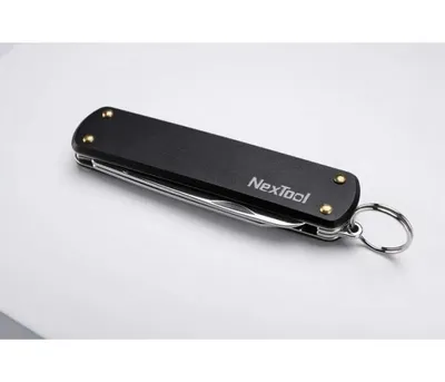 Nóż wielofunkcyjny scyzoryk NexTool Mini Pocket Knife NE0141 4w1 czarny - widok 6