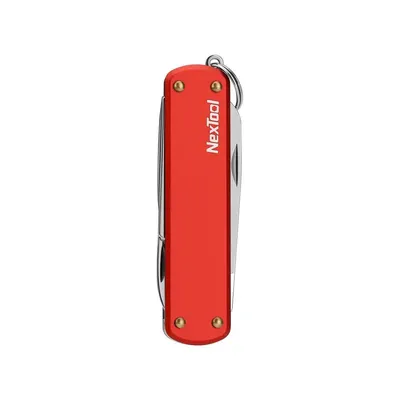 Nóż wielofunkcyjny scyzoryk NexTool Mini Pocket Knife NE0142 4w1 czerwony - widok 2