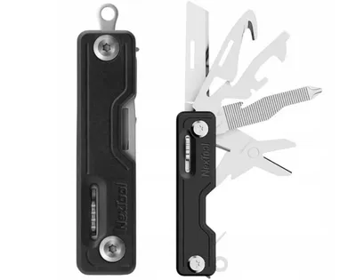 Nóż wielofunkcyjny scyzoryk NexTool NE20096 10w1 czarny - widok 2