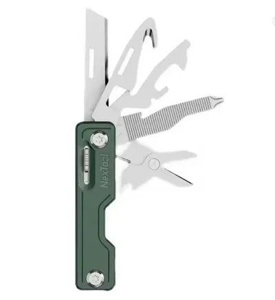 Nóż wielofunkcyjny scyzoryk NexTool NE20098 10w1 zielony