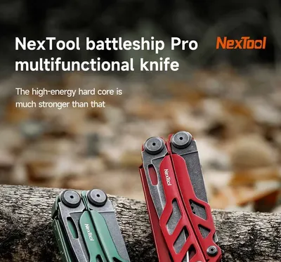 Multitool NexTool FLAGSHIP Pro NE20279 16w1 czerwony +etui do pasa - widok 4