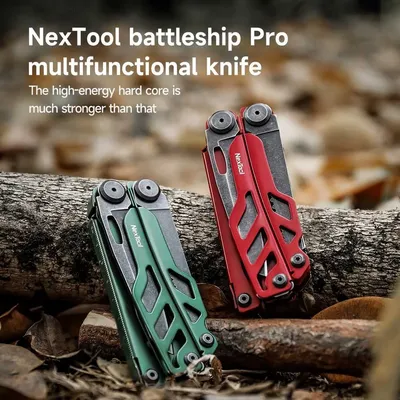 Multitool NexTool FLAGSHIP Pro NE20279 16w1 czerwony +etui do pasa - widok 2