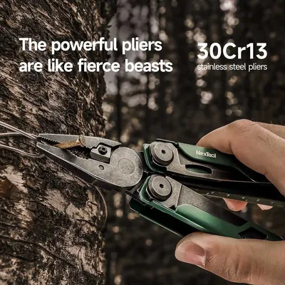 Multitool NexTool FLAGSHIP Pro NE20279 16w1 czerwony +etui do pasa - widok 5