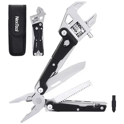 Multitool NexTool W4 11w1 z kluczem nastawnym typu francuz - widok 2