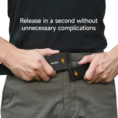 Pas taktyczny do spodni z klamrą wielofunkcyjną multitool NexTool Belt P50 - widok 7