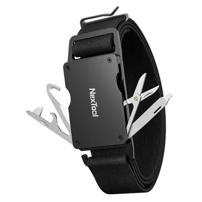 Pas taktyczny do spodni z klamrą wielofunkcyjną multitool NexTool Belt P50