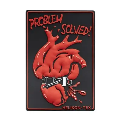 Naszywka Problem solved! Patch - Black - ( jeden rozmiar ) (OD-PSD-RB-01) HELIKON-TEX - widok 2