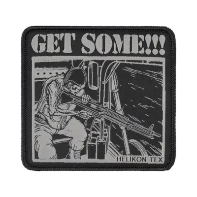 Naszywka Get some! Patch - Black - ( jeden rozmiar ) (OD-GTS-PO-01)