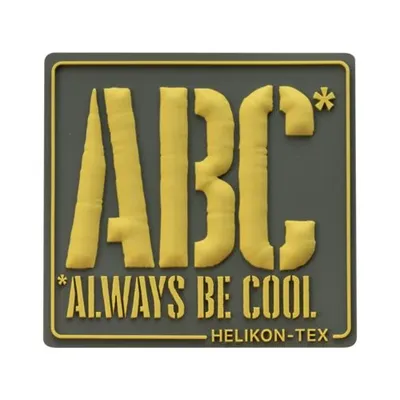 Naszywka ABC Always Be Cool Patch  - Green - ( jeden rozmiar ) (OD-ABC-RB-82) HELIKON-TEX - widok 2