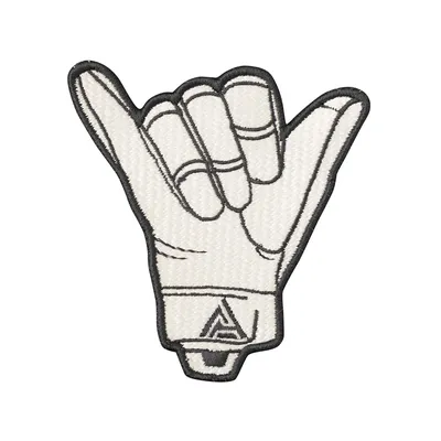 Naszywka Patch Shaka - White - ( jeden rozmiar ) (PA-SHKA-PES-WHT)