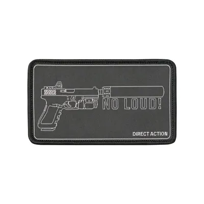 Naszywka Patch NO LOUD! - Black - ( jeden rozmiar ) (PA-DANL-PES-BLK)