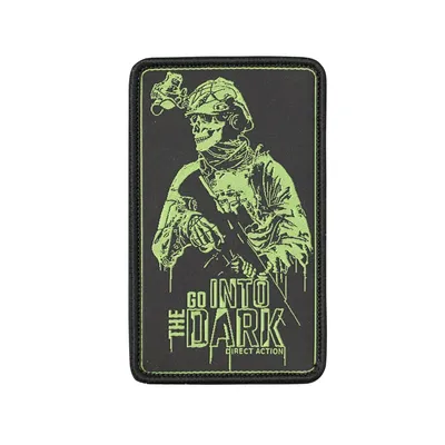 Naszywka Patch Into the dark - Black - ( jeden rozmiar ) (PA-DAID-PES-BLK)