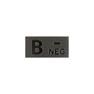 Naszywka B Rh- blood type patch - Black/Boreal Green - ( jeden rozmiar ) (PA-BN52-PES-BBG)