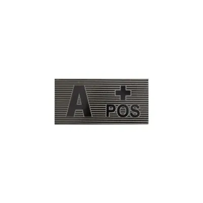 Naszywka A Rh+ blood type patch - Black/Boreal Green - ( jeden rozmiar ) (PA-AP52-PES-BBG)