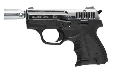 Pistolet hukowy alarmowo sygnałowy STALKER M906 BAS kal. .22 Long Blank (6 mm) Chrom błysk (M906SCP-BAS)