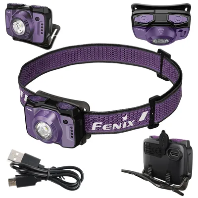 Latarka czołowa Fenix HL12R V2.0 fioletowa (039-670) - widok 4