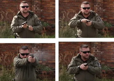 Zestaw Pistolet hukowy STALKER M906 BAS .22 LB czarny +kabura +naboje 100 szt - widok 6