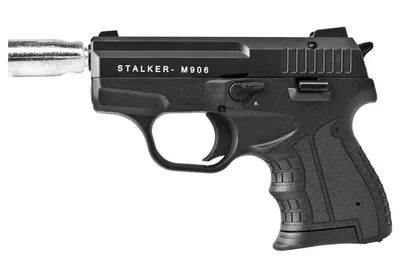 Zestaw Pistolet hukowy STALKER M906 BAS .22 LB czarny +kabura +naboje 100 szt - widok 8