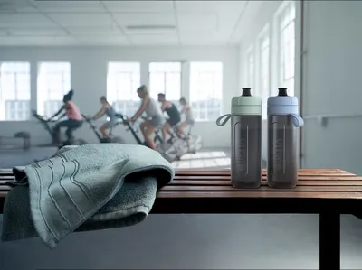 Butelka filtrująca Brita Active pastelowa zieleń 2 dyski - widok 8