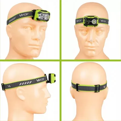 Latarka czołowa Vayox VA0361 600lm IP44 Twin Beam - widok 4