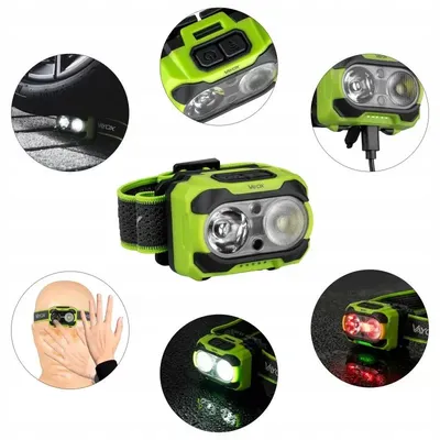 Latarka czołowa Vayox VA0361 600lm IP44 Twin Beam - widok 2