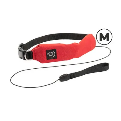 Obroża dla psa ze smyczą RadDog All-In-One - M - Czerwona - RRLM-10-R3 - Nite Ize