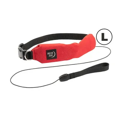 Obroża dla psa ze smyczą RadDog All-In-One - L - Czerwona - RRLL-10-R3 - Nite Ize