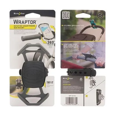 Wraptor Rotating Smartphone Bar Mount - WPT-09-R3 - Nite Ize