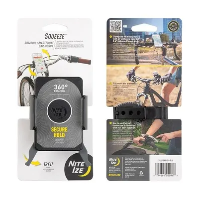 Squeeze Rotating Smartphone Bar Mount - SUSBM-01-R3 - Nite Ize