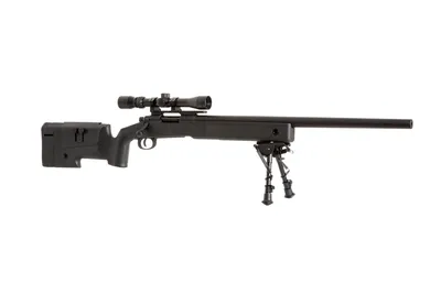 Karabin wyborowy ASG SPECNA ARMS SA-S02 CORE z lunetą i dwójnogiem - czarna (SPE-03-026051) - widok 5